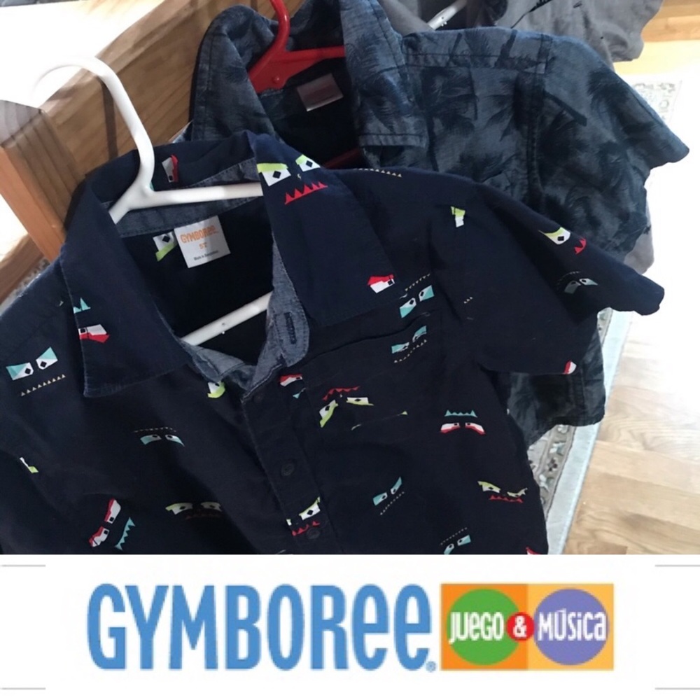 Set of 3 Gymboree Short sleeved shirts.